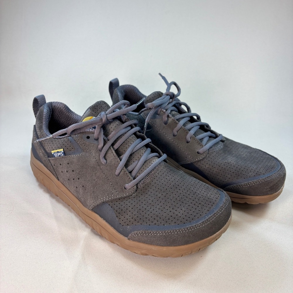 Lems Primal Zen Unisex Men 12 Women 13.5 Graphite Suede Barefoot Hiking Shoes